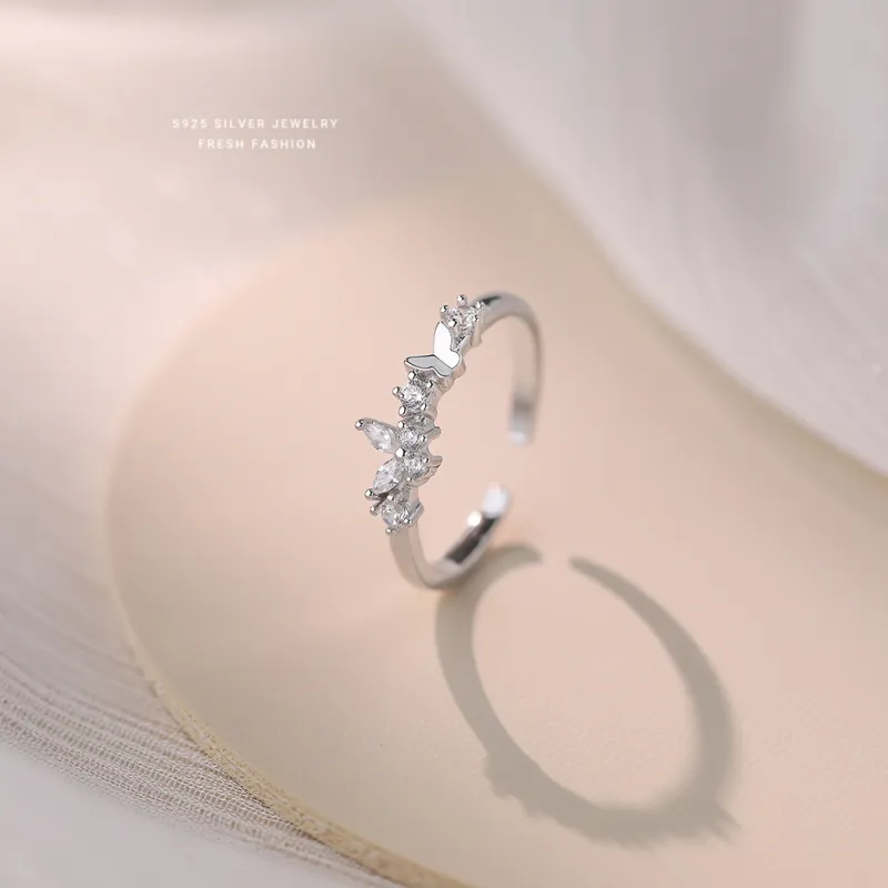 NIANNIANXI S925 Silver Rings Women's-2