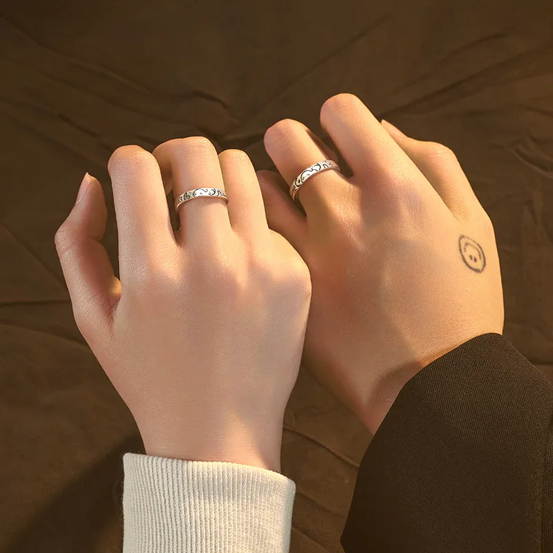 NIANNIANXI S925 Silver Rings Unisex-1
