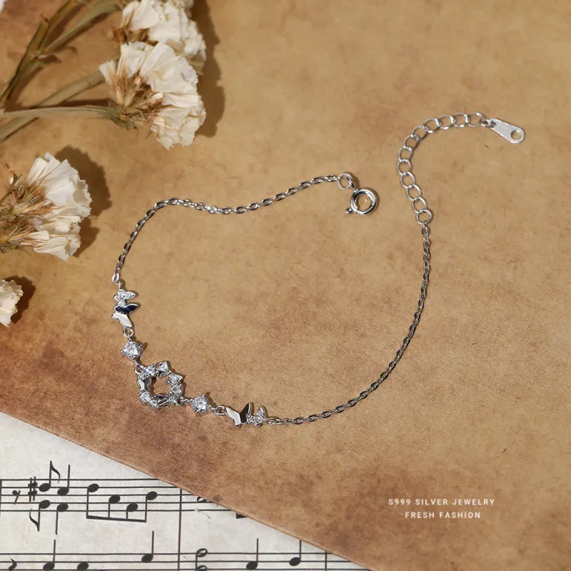 NIANNIANXI S 999 Fine Silver Bracelets Women's-1