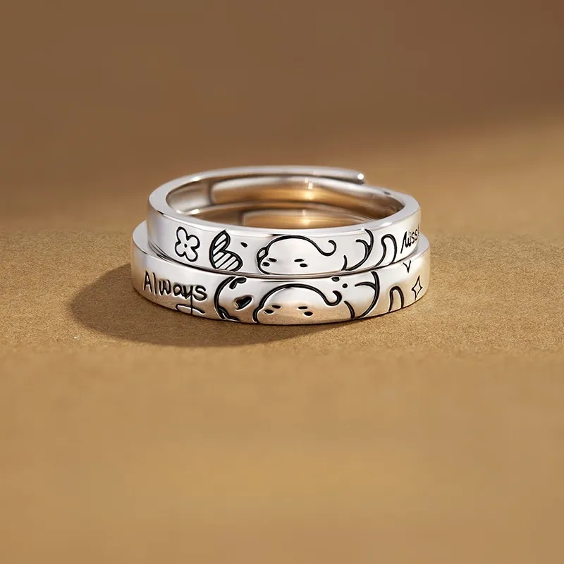 NIANNIANXI S925 Silver Rings Unisex-2