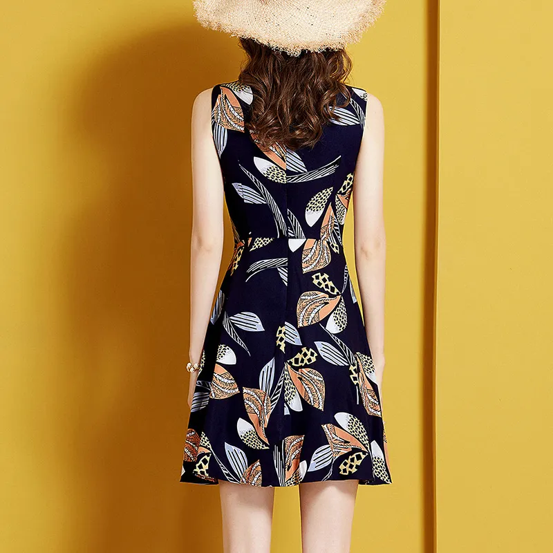 CYANINE SEA Sleeveless Dresses Women's Multicolor-3