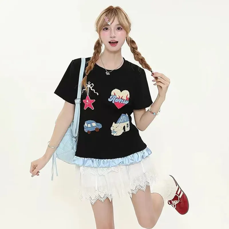 ZAO FU NIAO T Shirts Women's-7