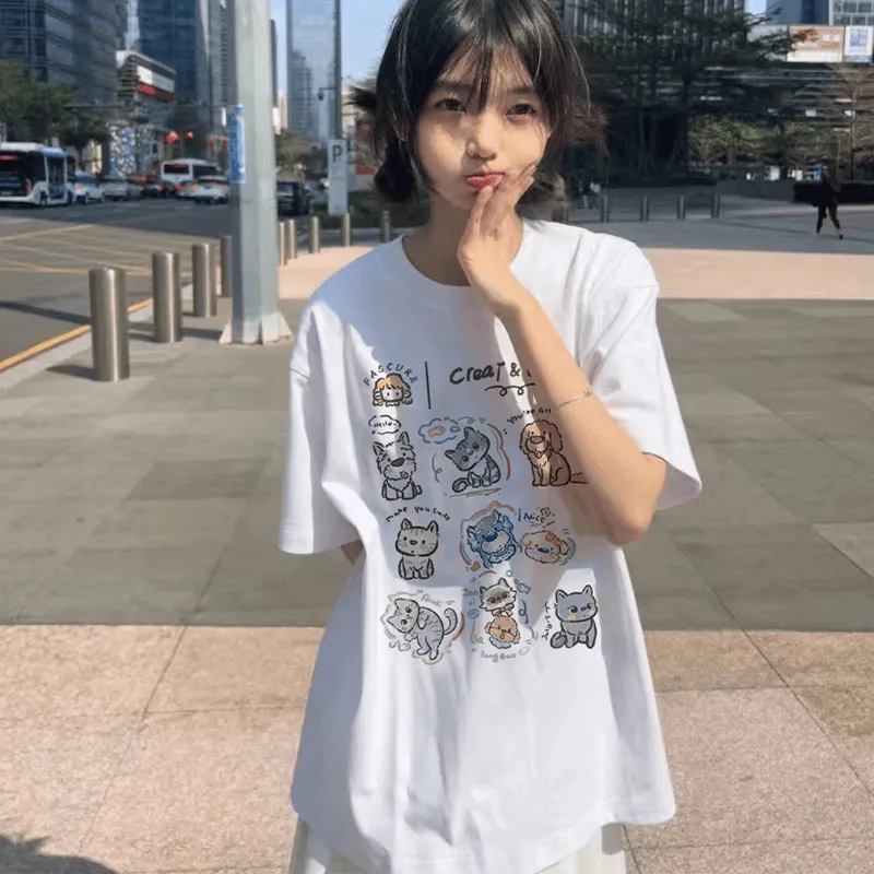 ZAO FU NIAO T Shirts Women's-5