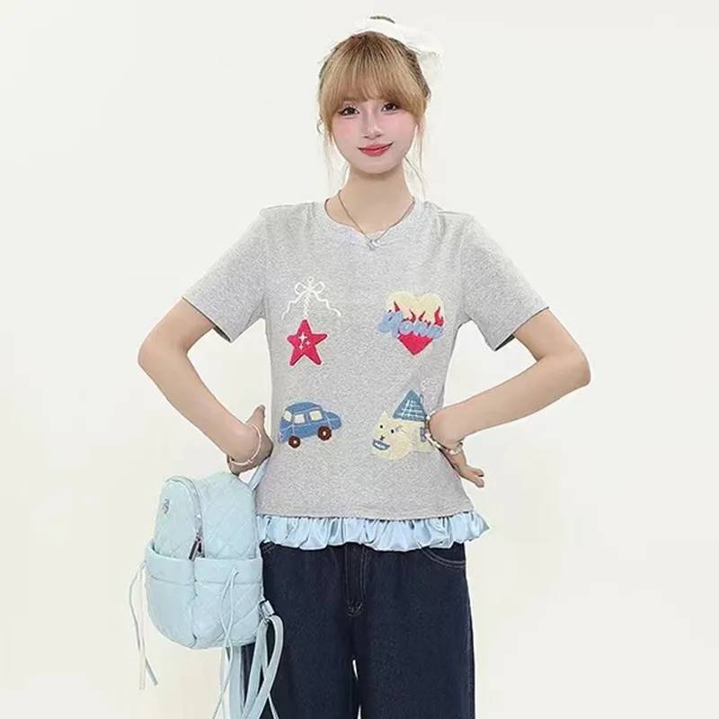 ZAO FU NIAO T Shirts Women's-2