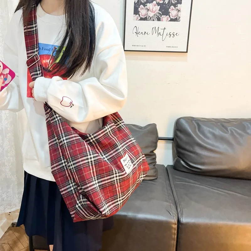 RKM Composite Cloth Students Schooling Commute Shoulder Bag Women's Multicolor-3