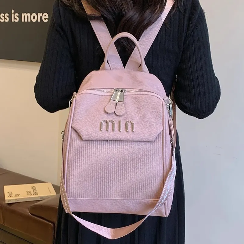RKM PU Backpack Regular Unisex Multicolor-11