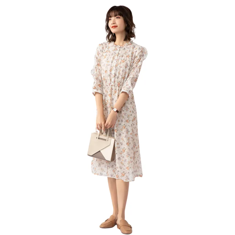 H YXIANG Short Sleeved Dresses Women's-6