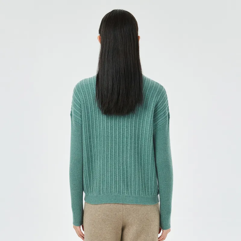 H YXIANG Cashmere Sweaters Women's-5