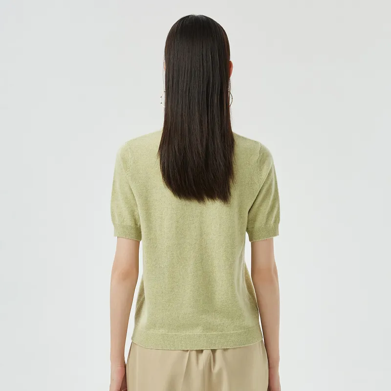 H YXIANG Cashmere Sweater Women's-10