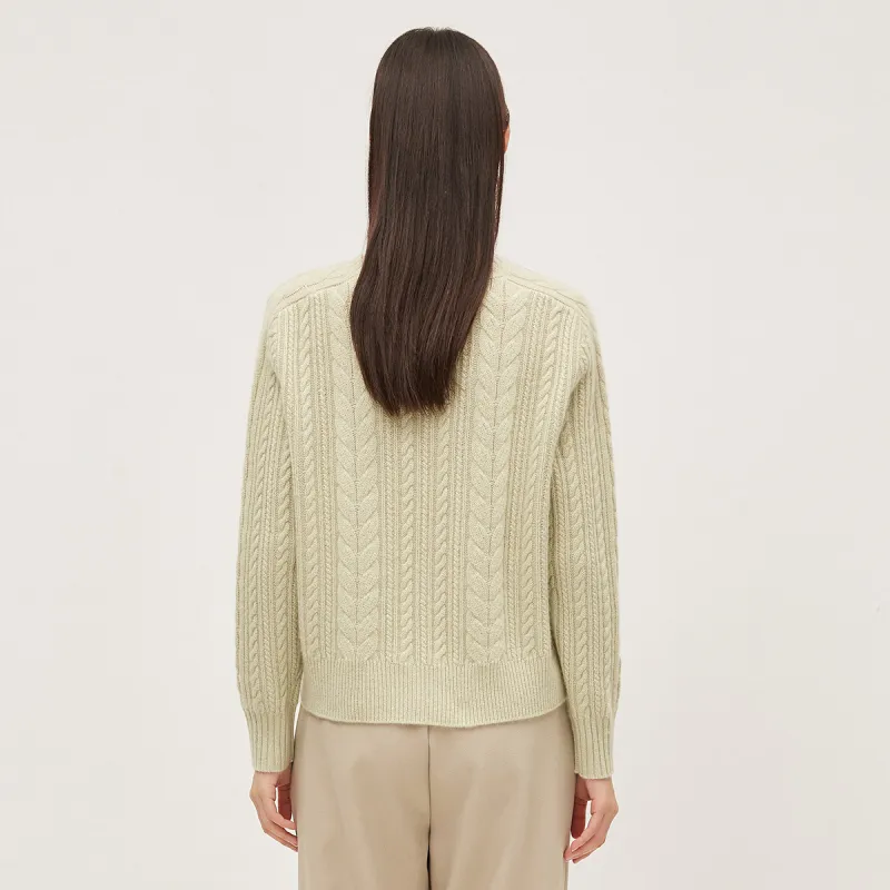H YXIANG Cashmere Sweaters Women's-2