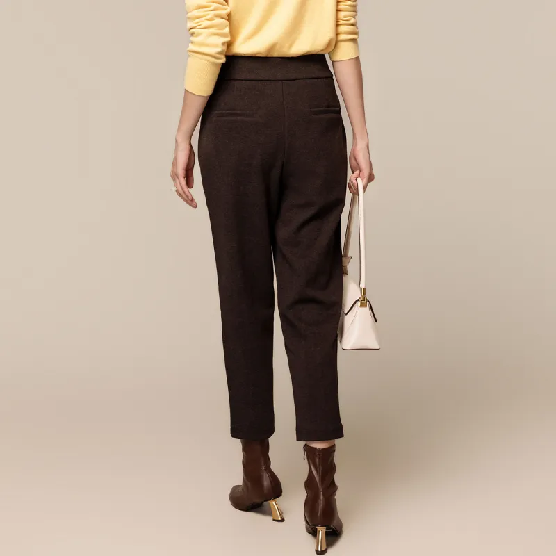 H YXIANG Casual Pants Women's Dark Gray-3