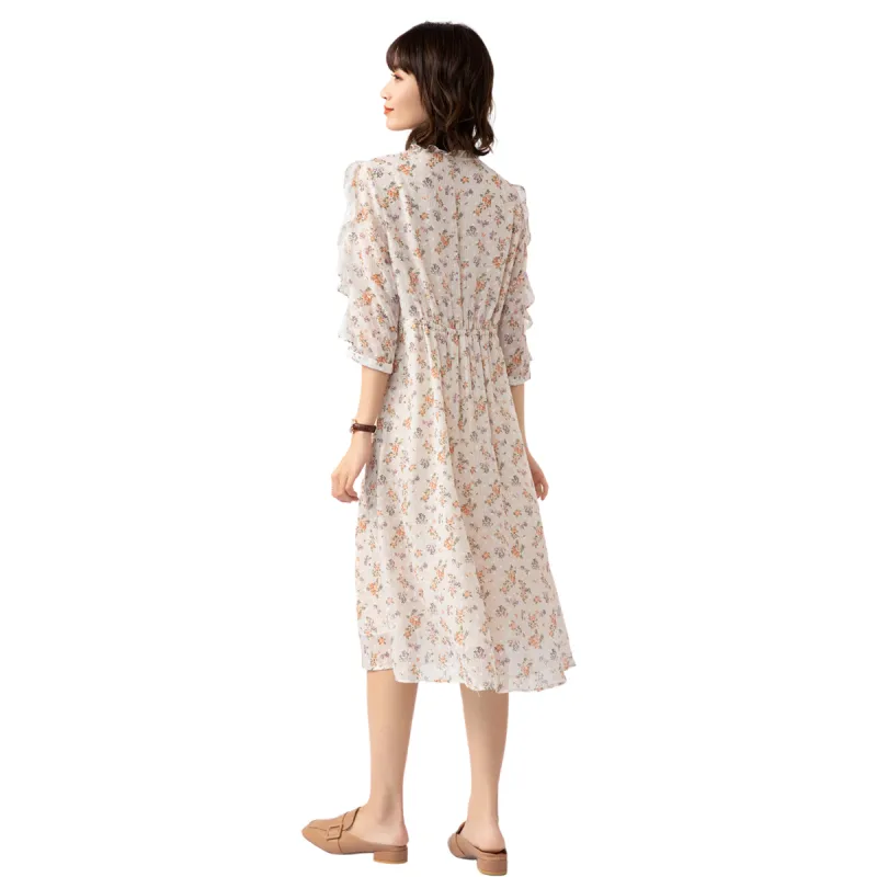 H YXIANG Short Sleeved Dresses Women's-8