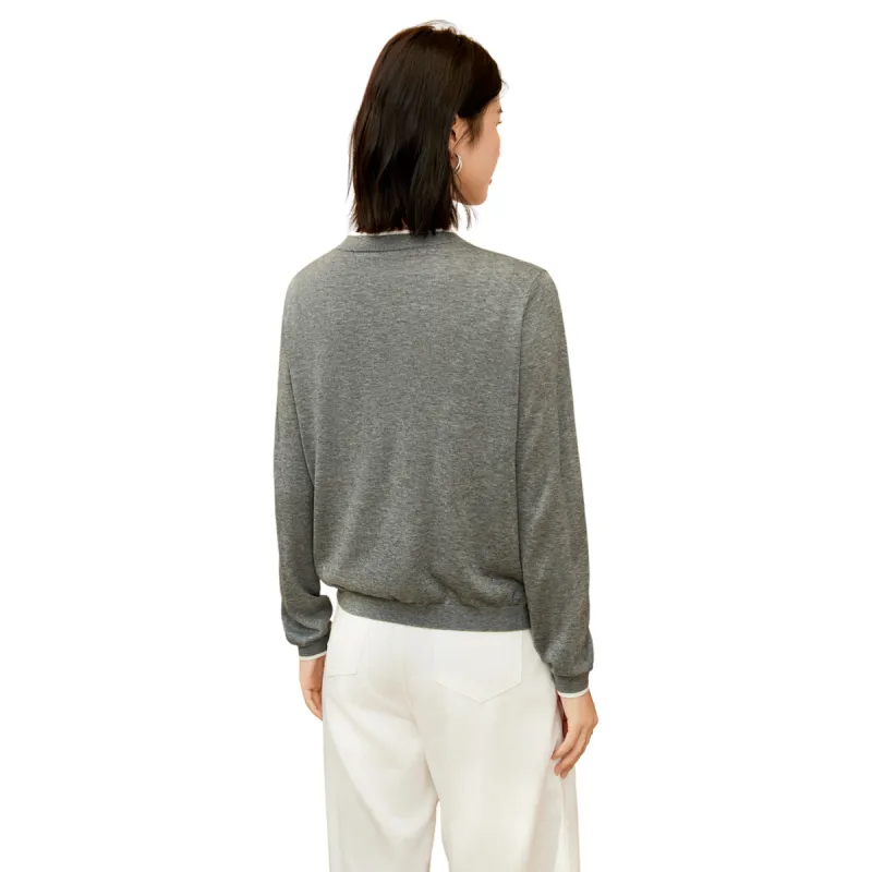 H YXIANG Sweaters Women's-4