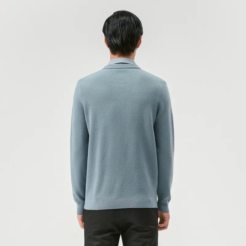 H YXIANG Knitwear Men's Pea Green-2