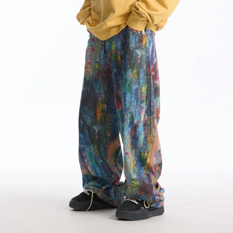 CoosRetro Jeans Men Multicolor-3