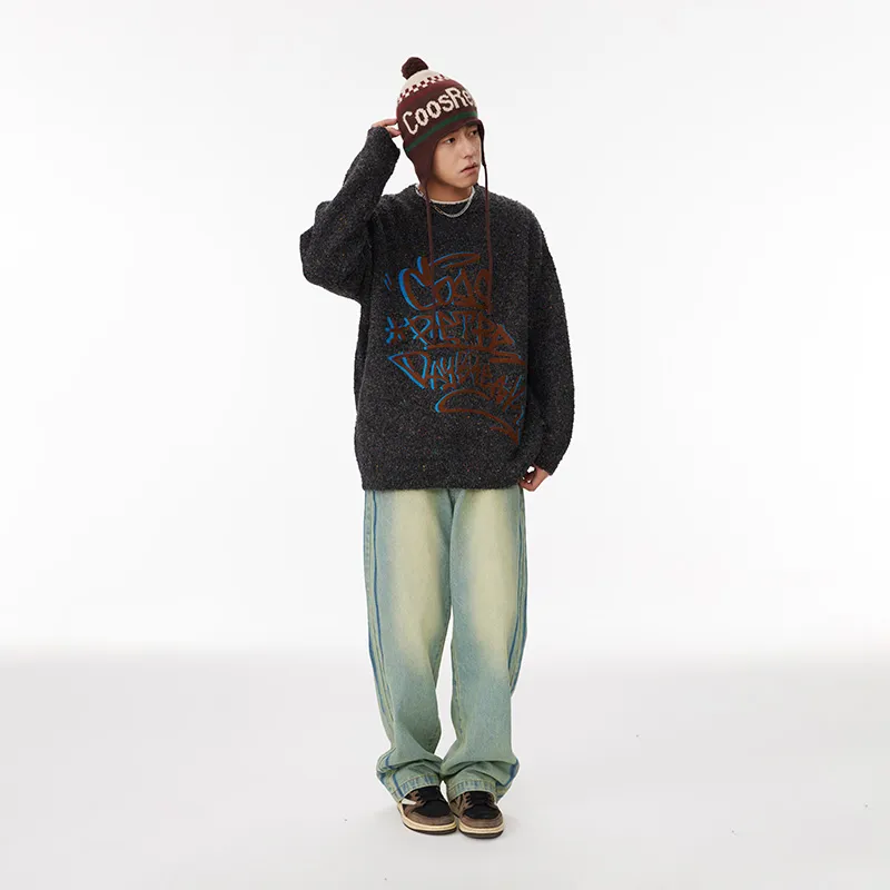 CoosRetro Sweaters Unisex-9