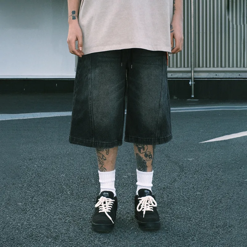 CoosRetro Denim Shorts Unisex-9