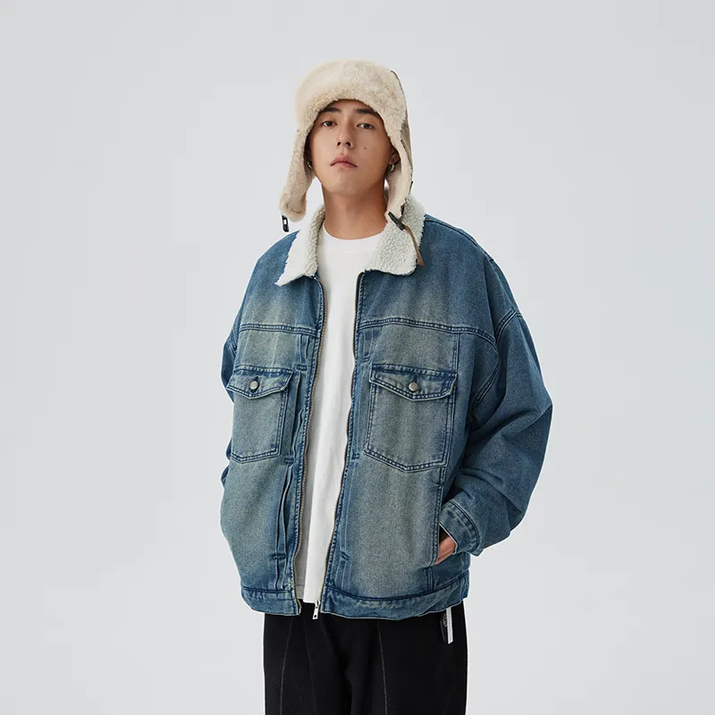 CoosRetro Denim Jackets Unisex-4