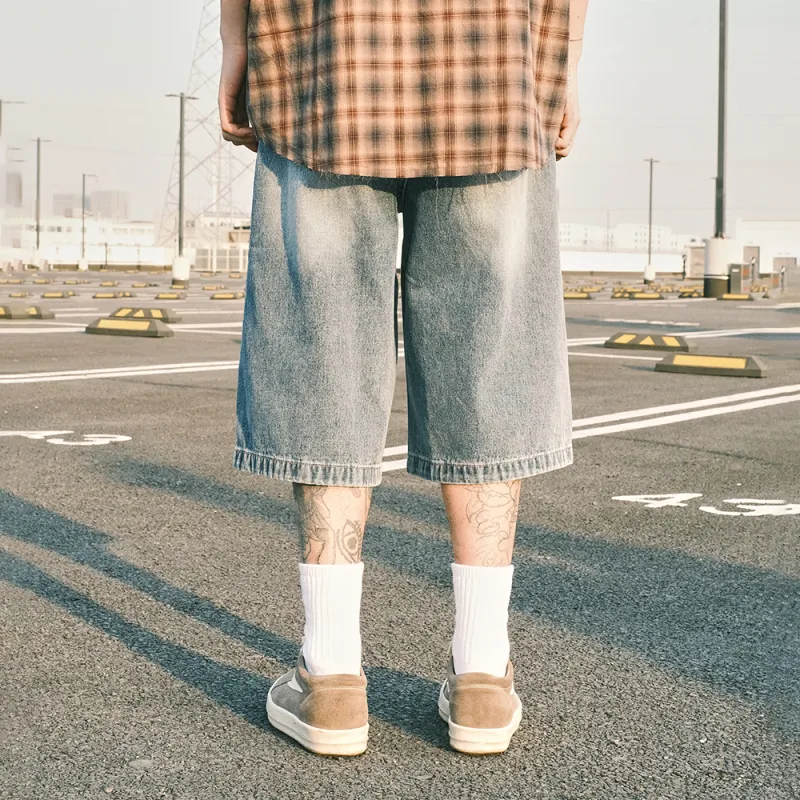 CoosRetro Denim Shorts Unisex-4