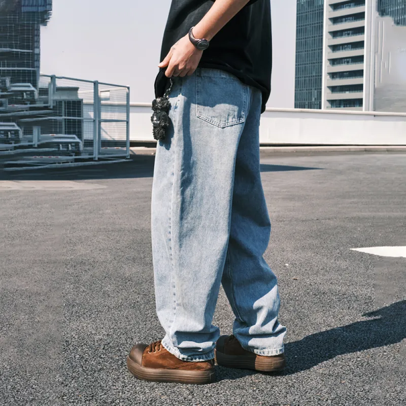 CoosRetro Jeans Unisex Blue-4