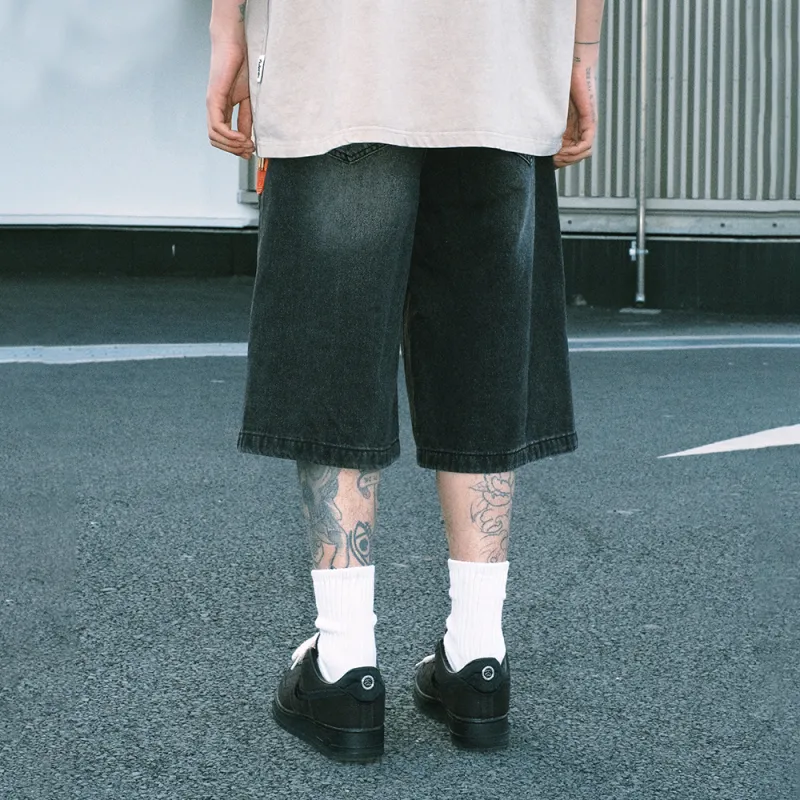 CoosRetro Denim Shorts Unisex-10