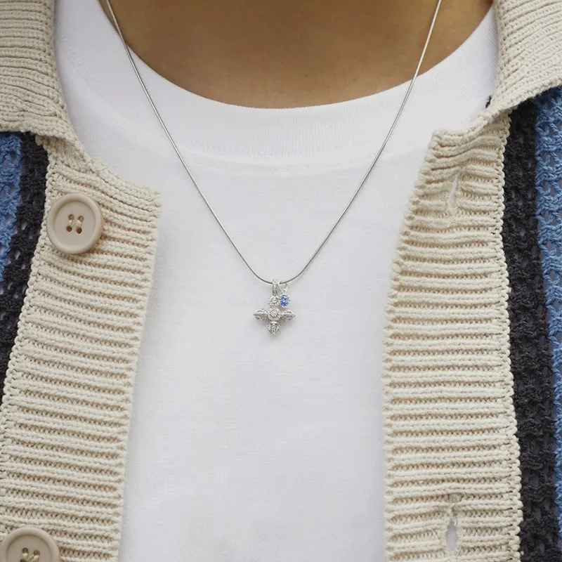 ROADLATIVE Zircon With 925 Sterling Silver Necklaces Unisex-3