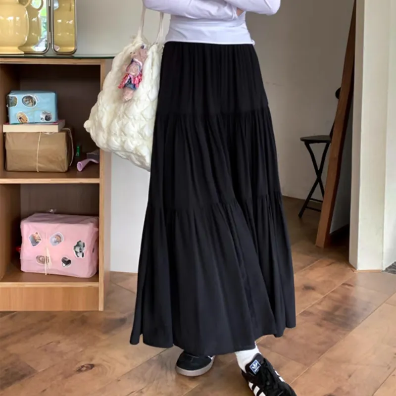 Pa33word Casual Long Skirt Women's-12