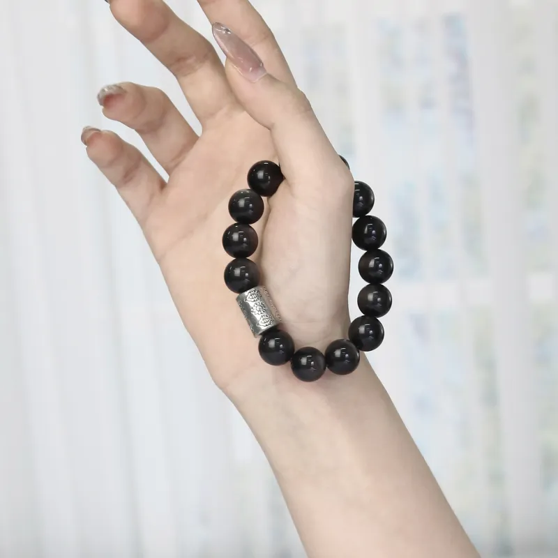 ILolu Obsidian Bracelets Unisex-1