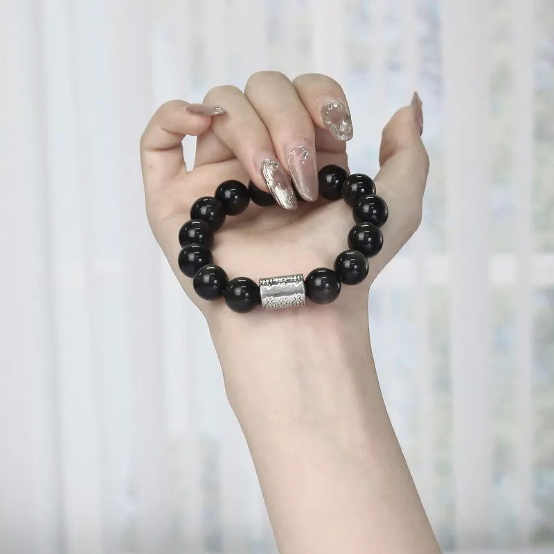 ILolu Obsidian Bracelets Unisex-2