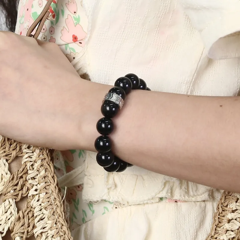 ILolu Obsidian Bracelets Unisex-3