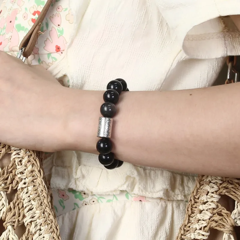 ILolu Obsidian Bracelets Unisex-3