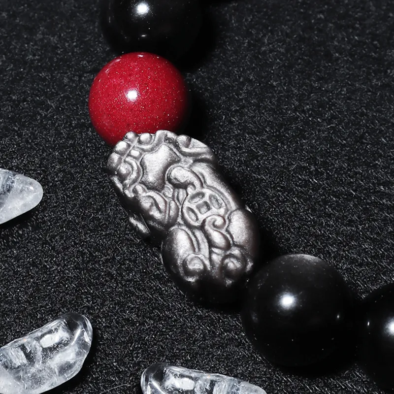 ILolu Obsidian Bracelets Unisex-12