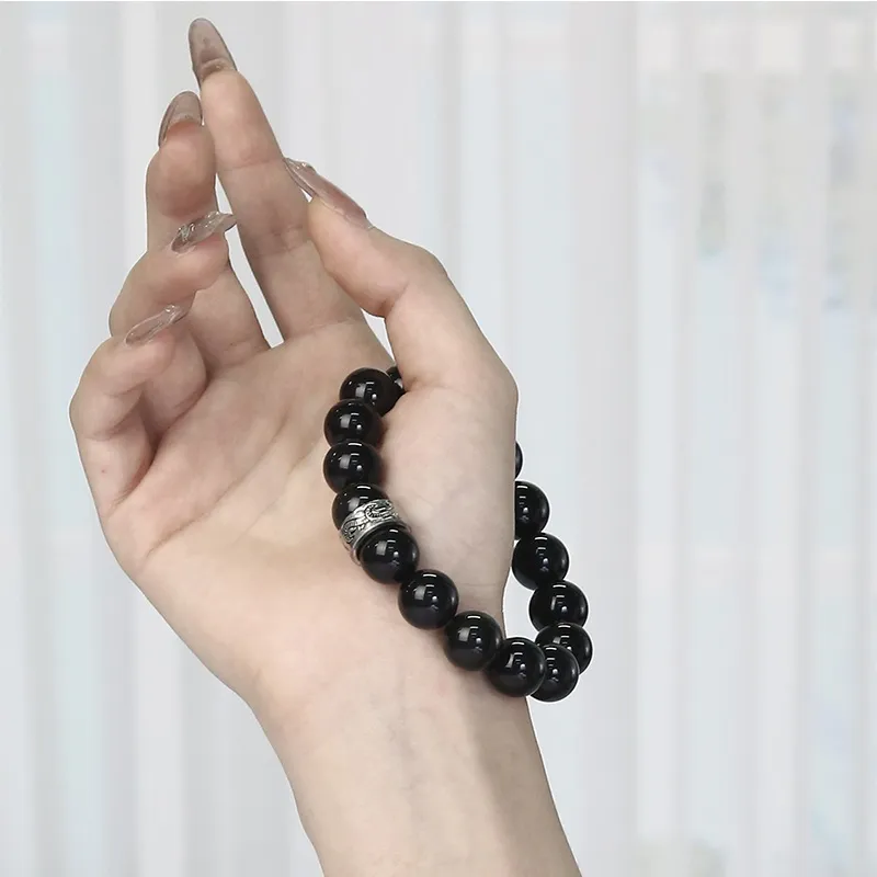 ILolu Obsidian Bracelets Unisex-2