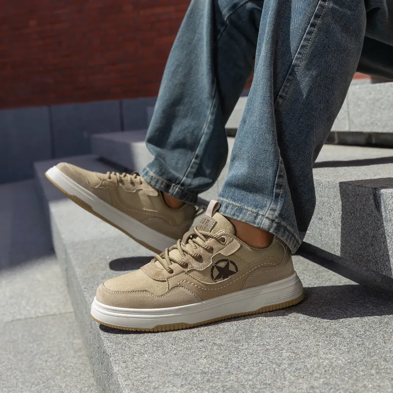 JEEP SPIRIT Wear resistant, Lightweight, Breathable, And Non slip. Low Top Skateboard Shoes Men's-12