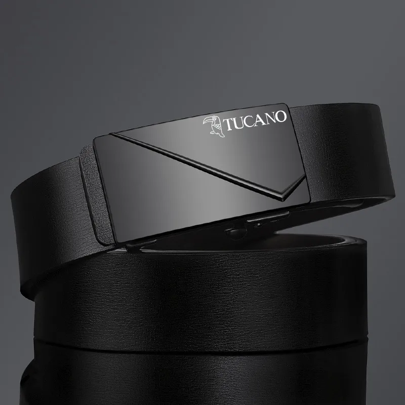 TUCANO Cow Split Leather Belts Men's Width 3.3cm-3