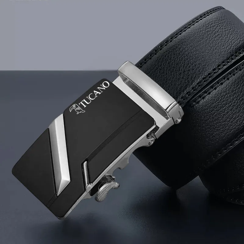 TUCANO Split Cow Leather Cow Split Leather Belts Men's 3.5cm-3