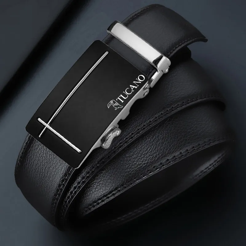 TUCANO Split Cow Leather Cow Split Leather Belts Men's Width 3.5cm-4