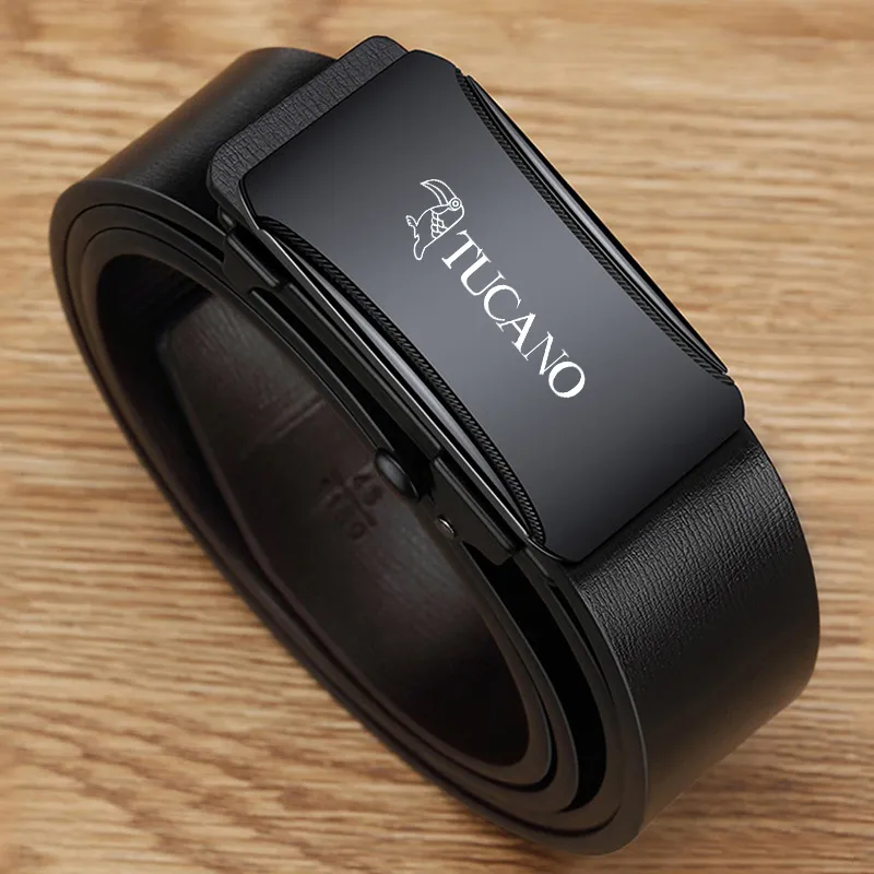 TUCANO Cow Leather Belts Men's 3.3cm-5