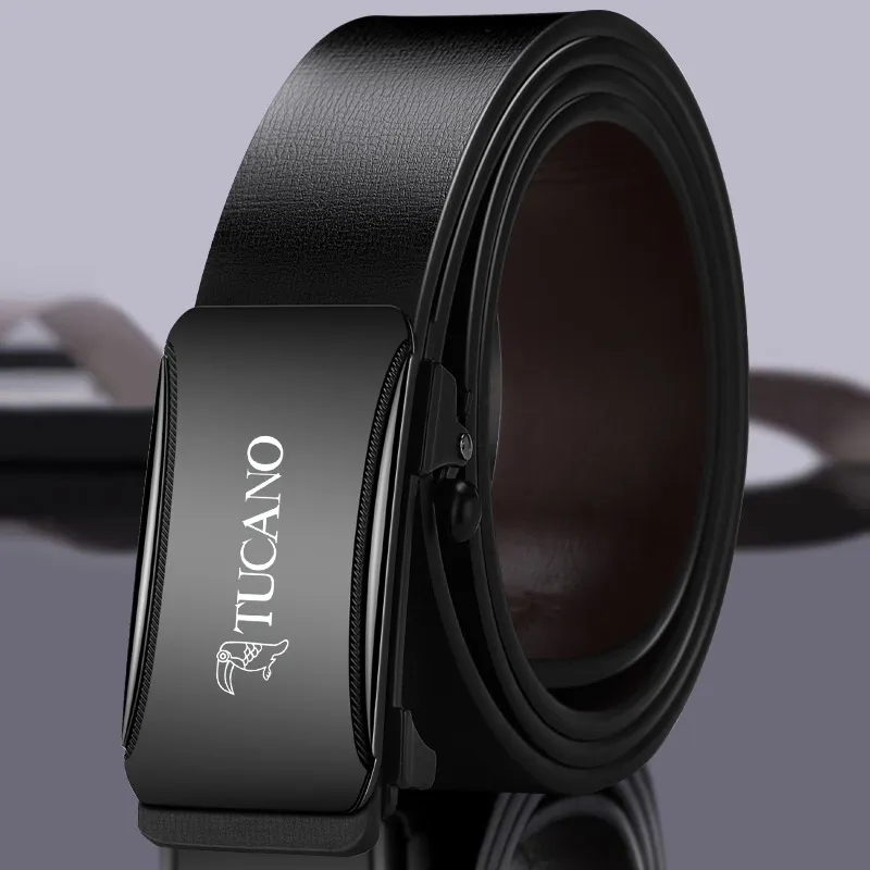 TUCANO Cow Leather Belts Men's 3.3cm-4