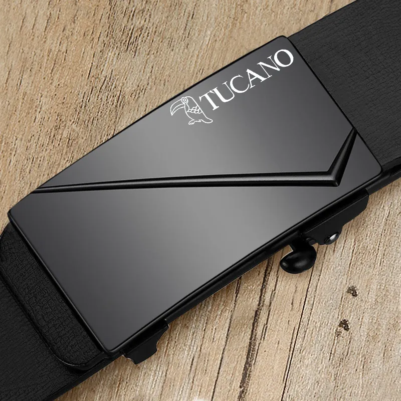 TUCANO Cow Split Leather Belts Men's Width 3.3cm-1