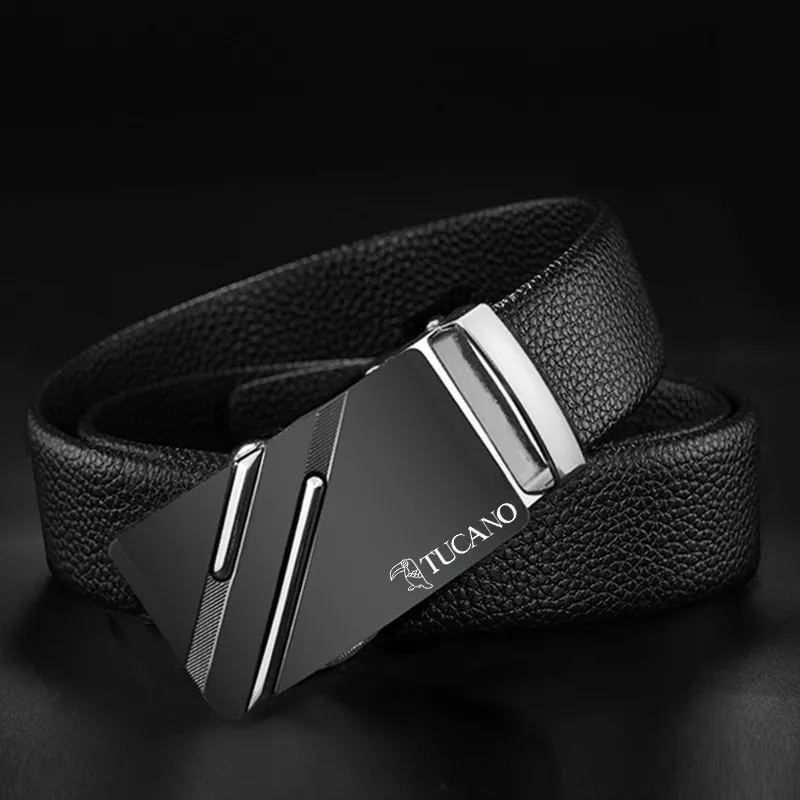 TUCANO Cow Split Leather Belts Men's 3.5cm-4