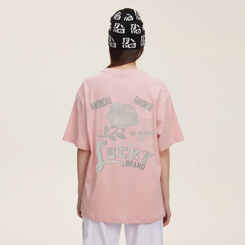 LUCKY BRAND Short Sleeved T Shirts Unisex-12