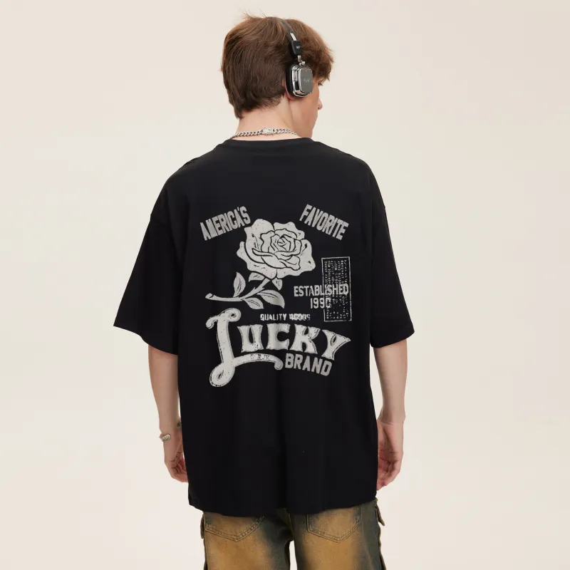 LUCKY BRAND Short Sleeved T Shirts Unisex-2