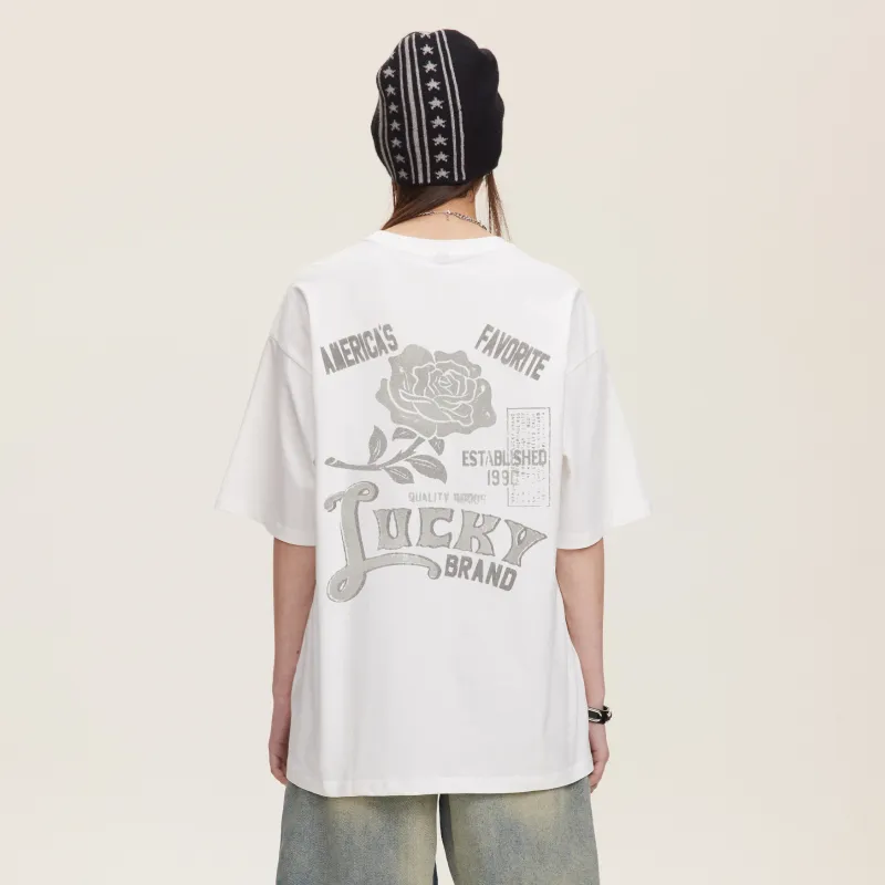 LUCKY BRAND Short Sleeved T Shirts Unisex-7
