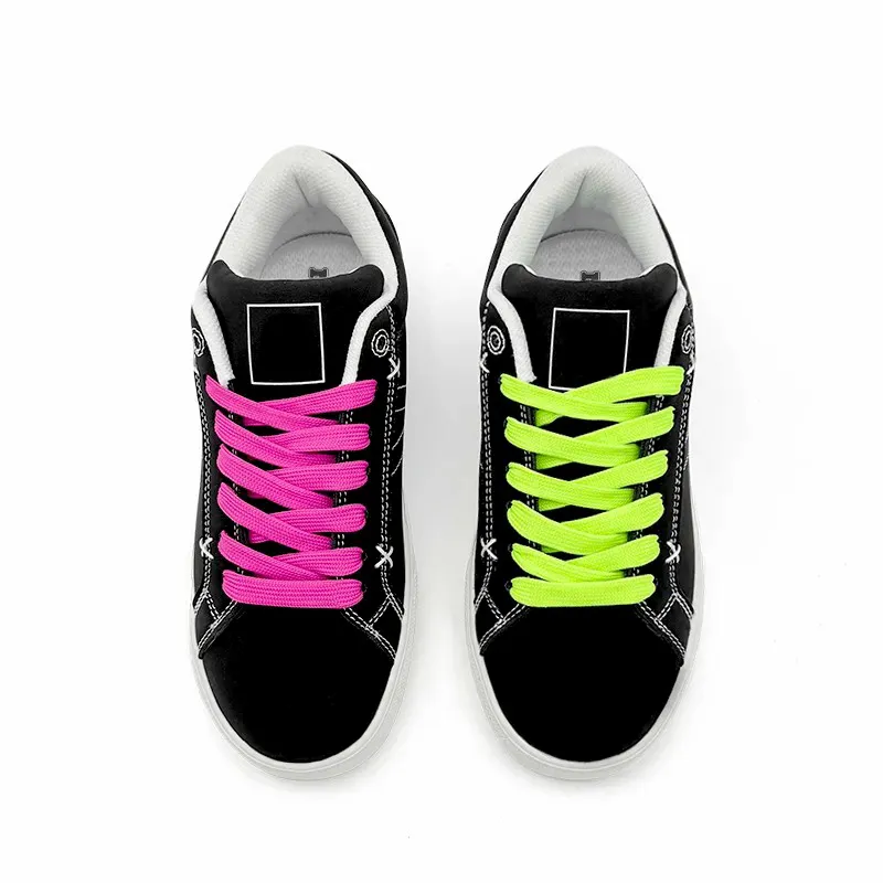 OAOQ Low Top Skateboard Shoes Unisex Black-2