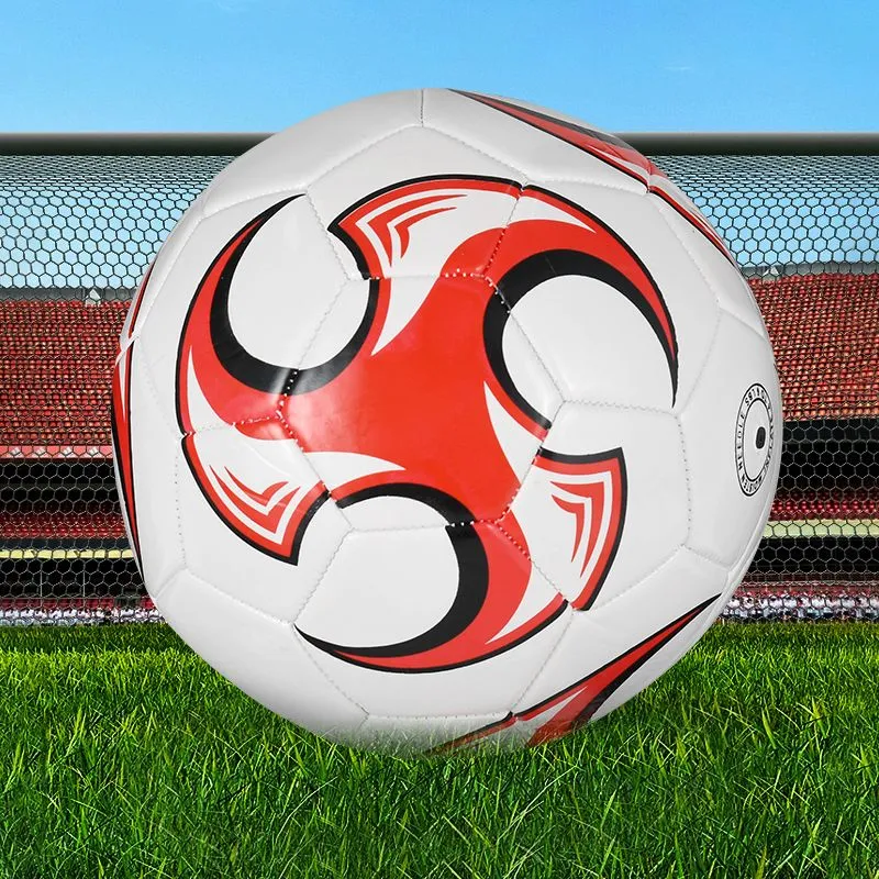 FEIERDUN Size 53, Size 4, Size Soccer TPU Machine Stitched Soccer Ball Unisex Red-1