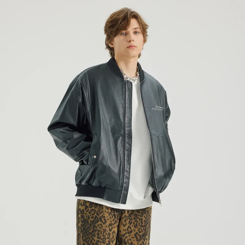 OXO OVERLOAD Leather Jacket Unisex-3