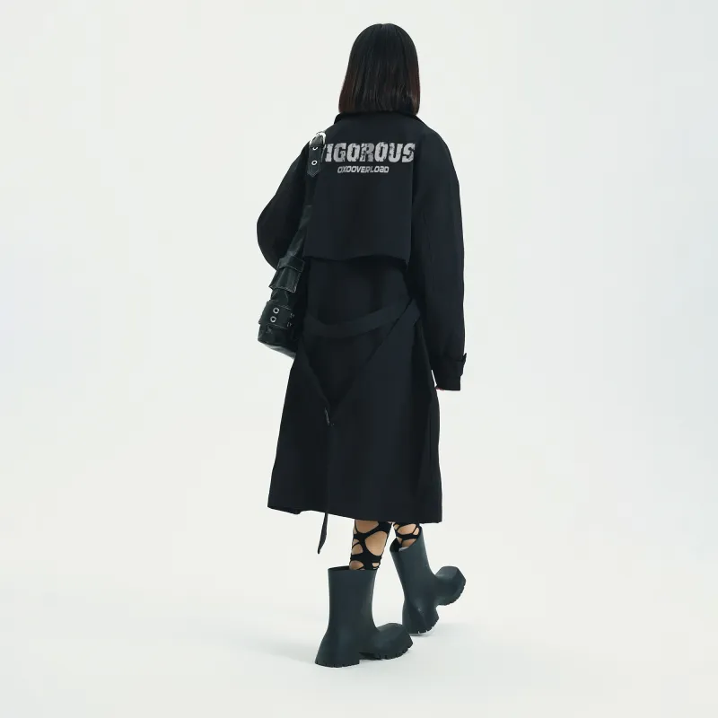 OXO OVERLOAD Trench Coat Unisex-3