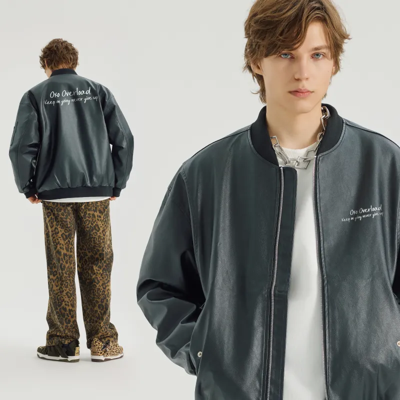 OXO OVERLOAD Leather Jacket Unisex-5
