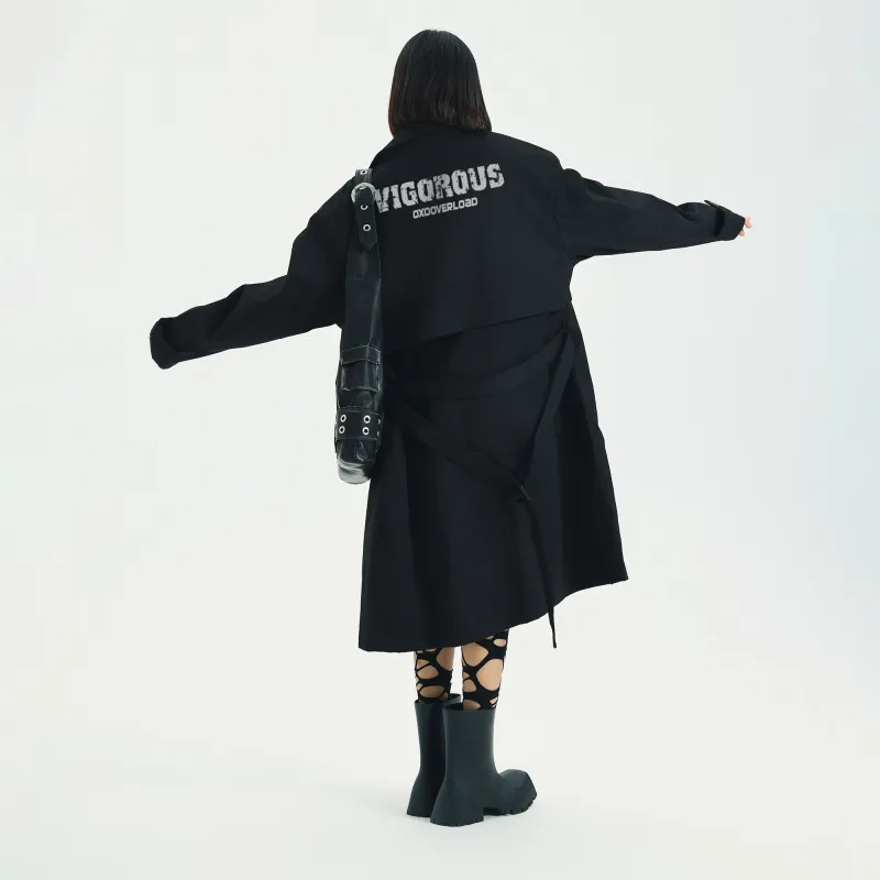 OXO OVERLOAD Trench Coat Unisex-4